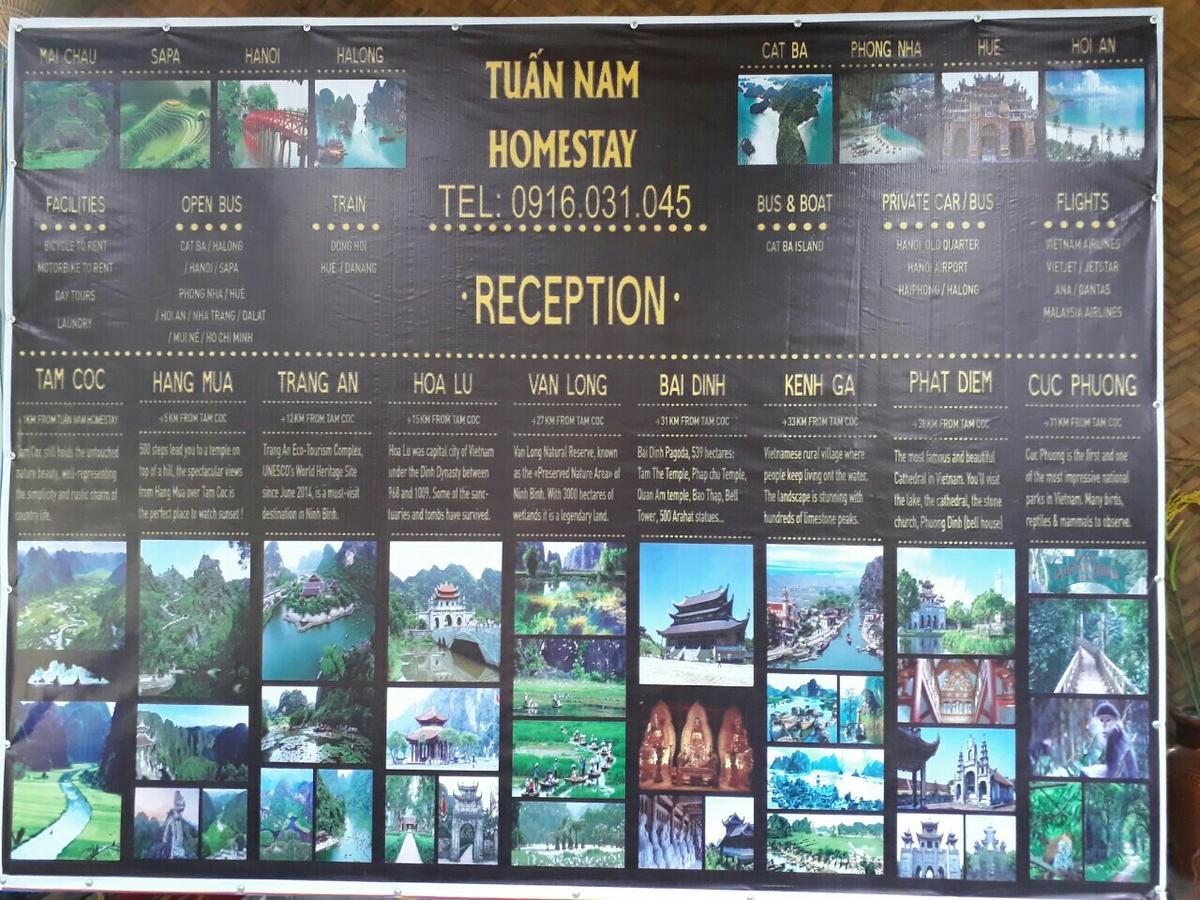 Tuan Nam Homestay Ниньбинь Экстерьер фото